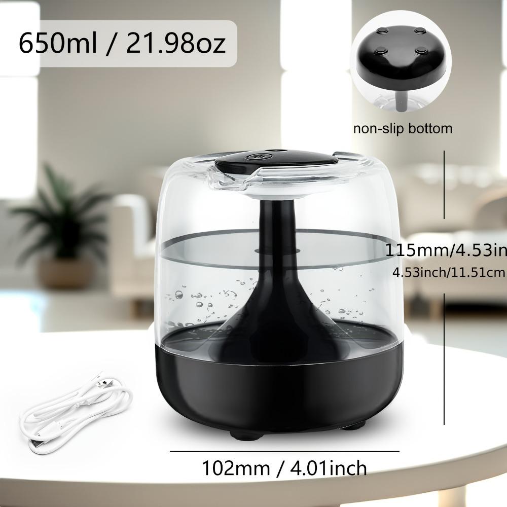 Quiet Operation Powered Humidifier Continuous/Intermittent Mist Portable Air Humidifier Home Decor