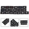 Brand New Sticker Interior 1pc A/C Black Decal Sticker High Grade Vinyl