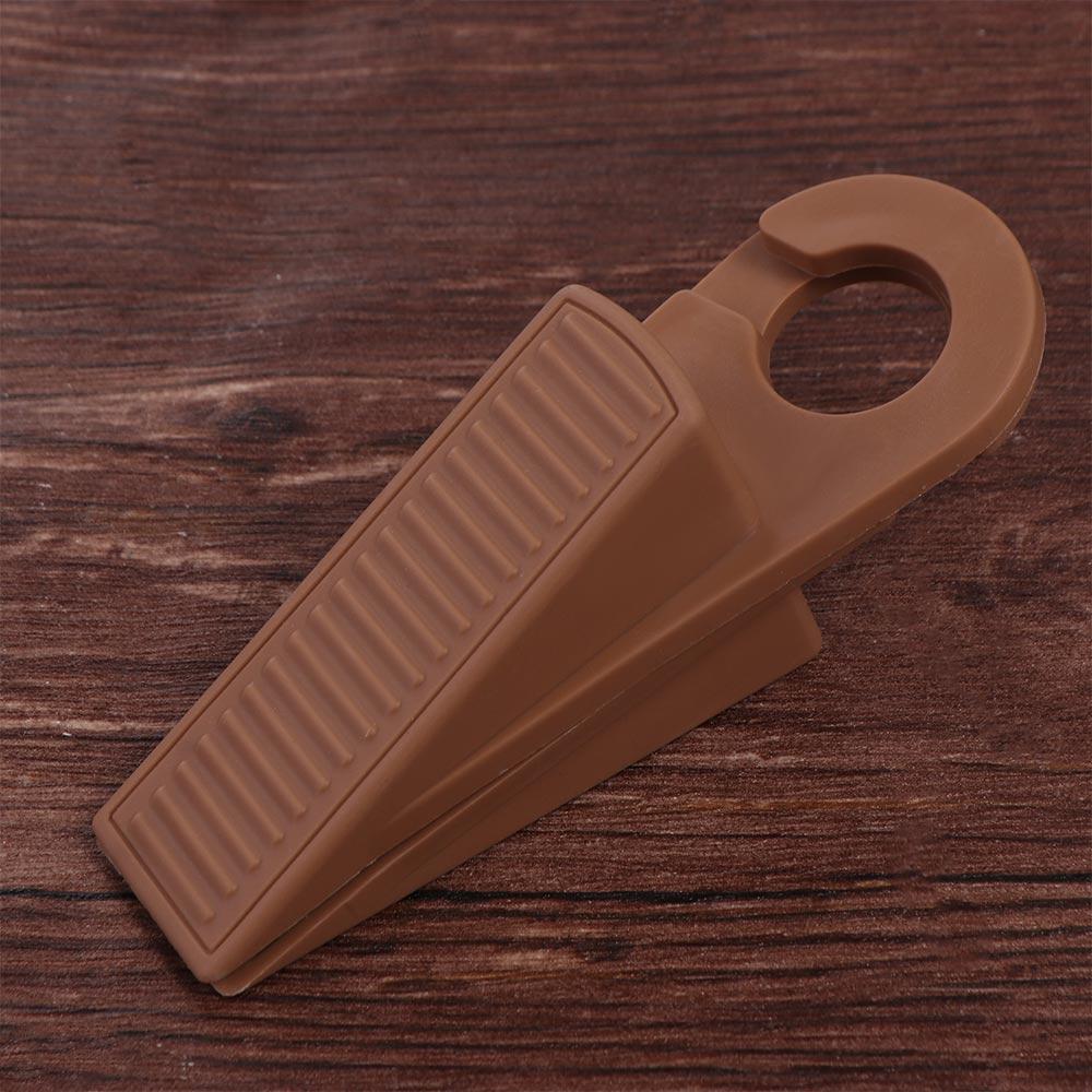 2PCS Shock Absorber Door Stop Rubber Hook Door  Wedge Portable Door Stopper  Floor