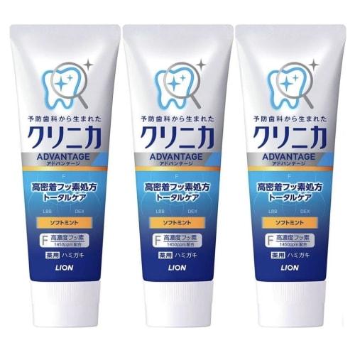 

[.co.jp Exclusive] [Bulk Purchase of 3] Clinical Advantage Toothpaste, Soft Mint, 130g x 3