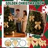 Large Decorative Bow Ornament for Hanging Holiday Decorations Indoor Outdoor Use Suitable for Christmas Trees Wreaths Garlands and Door Decor