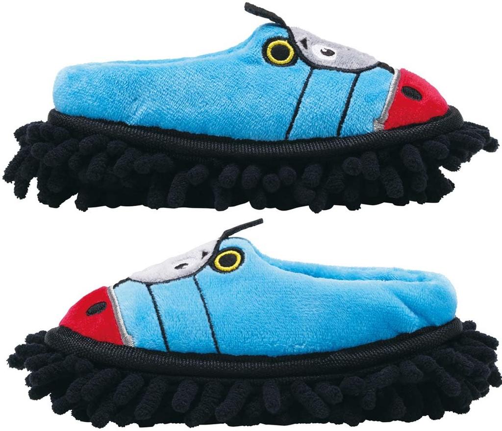Skater Thomas Reinigungs Hausschuhe mit Zimmer Schuhen für Alter ZMS1-A Wischmopp, Kinder, 4-6, 15-16cm