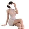 Erotic lingerie sexy office lady secretary hip wrap skirt pure lust lace temptation pajamas qqny flirty set