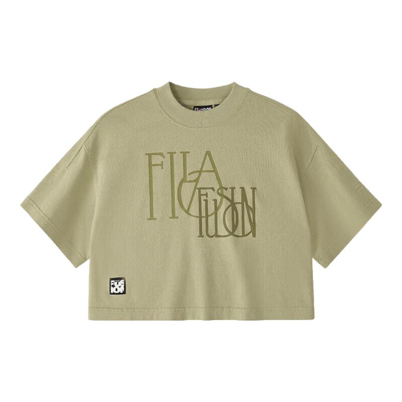 FILA FUSION Women s Loose Fit Cotton T-Shirt S