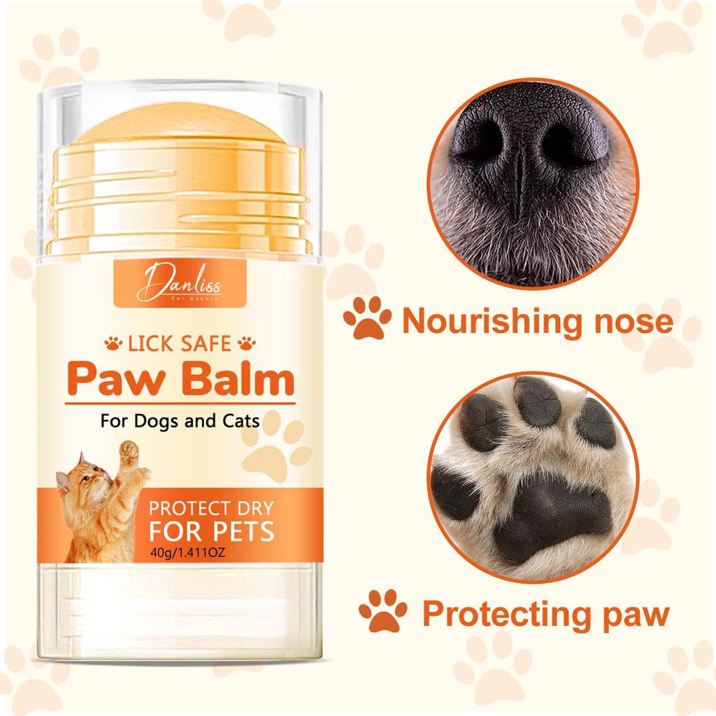 Avocado & Beeswax Pet Paw Balm: Moisturizes and Protects Against Dryness and Cracks