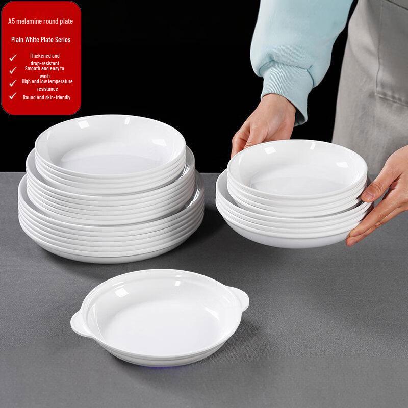 

Pinmoya A5 Melamine Abalone Dish Plates (Set of 5)