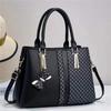Nuova Borsa da Donna Fashion Color Block con Manico Superiore Versatile Grande Capacità Borsa a Spalla/Crossbody