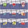 38 Pcs Strawberry Embroidered Patches Iron On Patches Mushroom Repair Patches Bees Sewing Patches for Clothes Bag