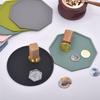 Octagon/Round Silicone Pad For Wax Seal Stamp Sealing Envelope Invitation DIY Scrapbook Tool Table Cup Insulation Pad