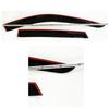 4 pcs of the latest model car window sunshade for Mazda CX-5 2017-2025 window visor rain guards window visors window rain guards