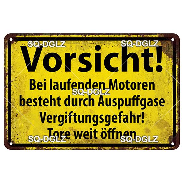 [SQ-DGLZ] Vintage Retro Achtung Berlin Tin Sign Metal Sign Shop Plate Home Bar Wall Sticker Decoration Plaque Poster Decor Gift