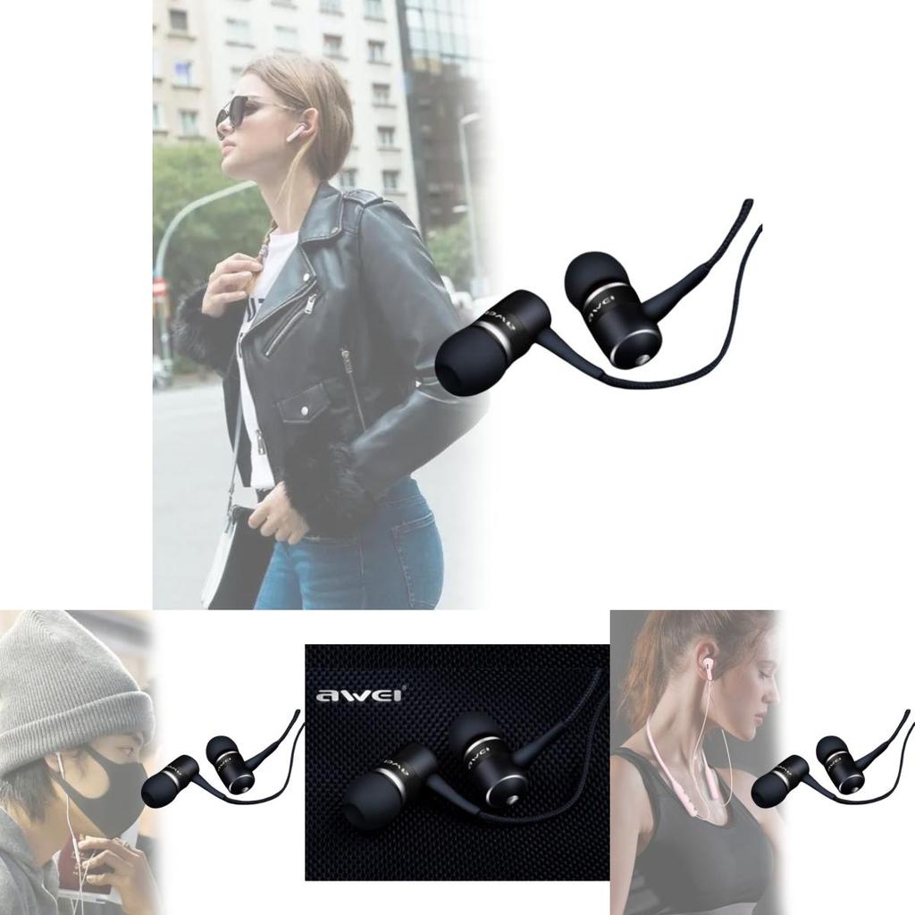 For Phones Mp3s Awei Q3 Earphone Premium Quality Super Bass Noise Isolation Headphone