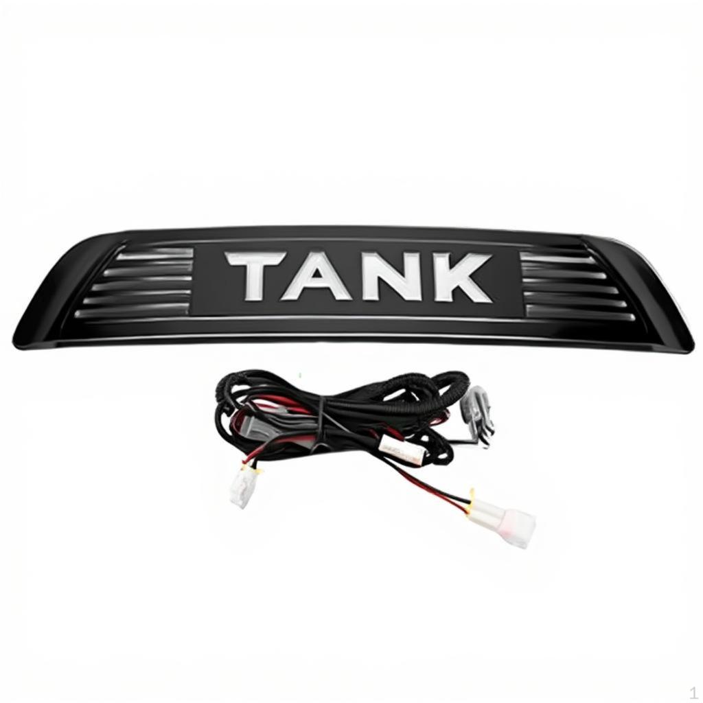 Auxiliary Tire Cover, Waterresistant Hi4Z Insignia, SUV Vehicle Accessory Electroplated Silver