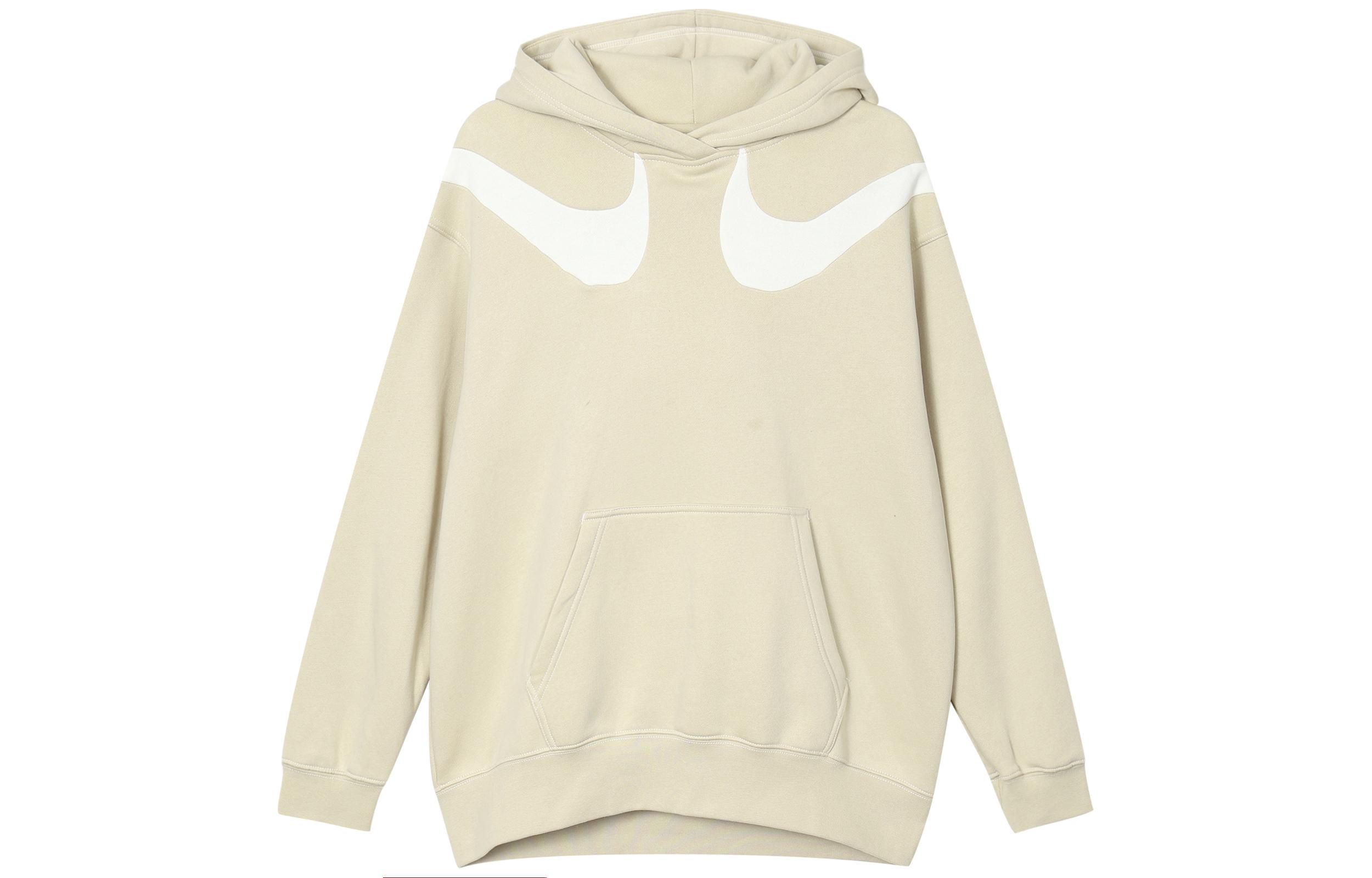 Nike Sweatshirts Women s Ecru Hooded Moderate Regular DD5581-206 L