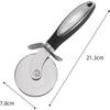 Stainless Steel Pizza Roller, Professional And Safe Pizza Wheel, Handy Pizza Cutter With Finger Protection, With Non-slip Ergonomic Handle - RIpj