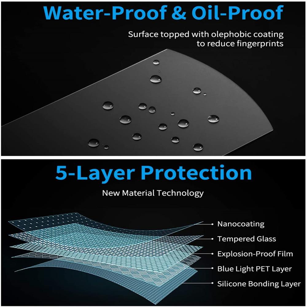 8" Navigation Display Screen Protector Tempered Glass For Honda Pilot 2019-2021