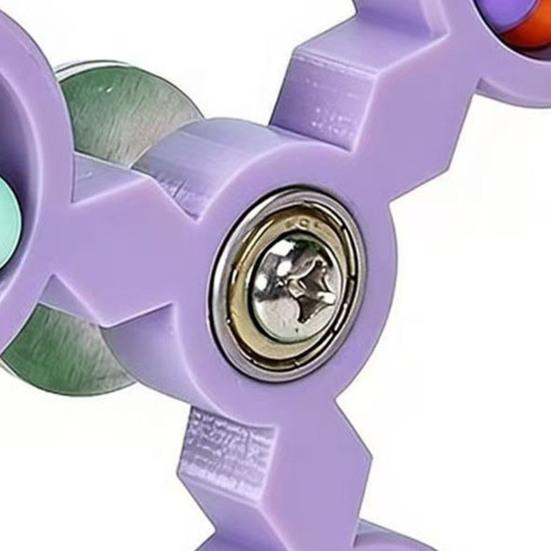 Haustier Kauspielzeug Starke Saugnapfbefestigung Vogelkäfige Buntes Ball Design 360-Grad-Drehung Stressabbau Interaktives Papageienspielzeug