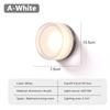 Modern LED Wall Lamp Minimalist Potato Chip Lights For Bedroom Bedside Study Hall Aisle Coffer Shop Hotel Illumination Fixtures