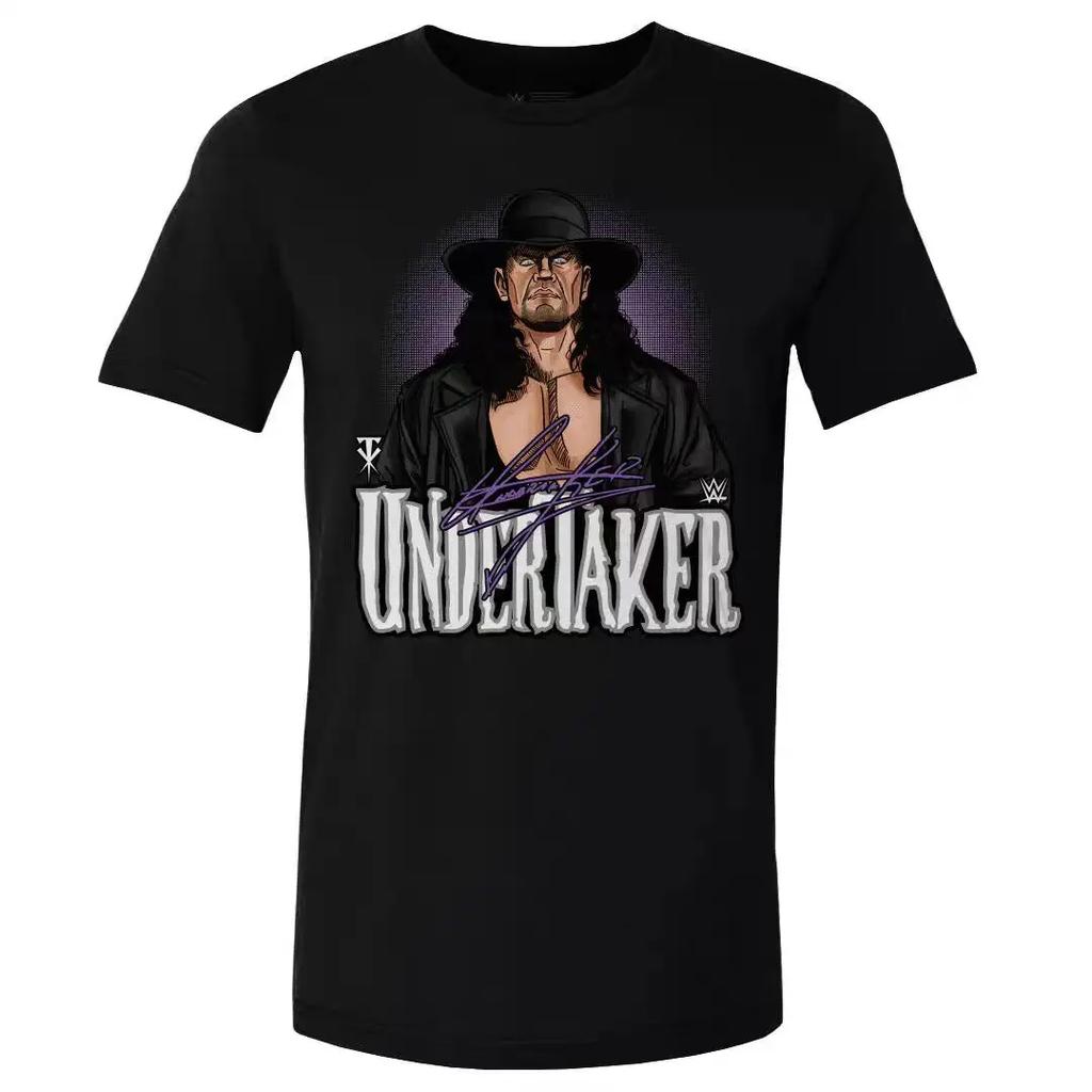 Herren Damen Kurzarm Mode WrestleMania Bedruckte WWE T-Shirts Sommer Hochwertige Baumwoll-Tees Kostenloser Versand