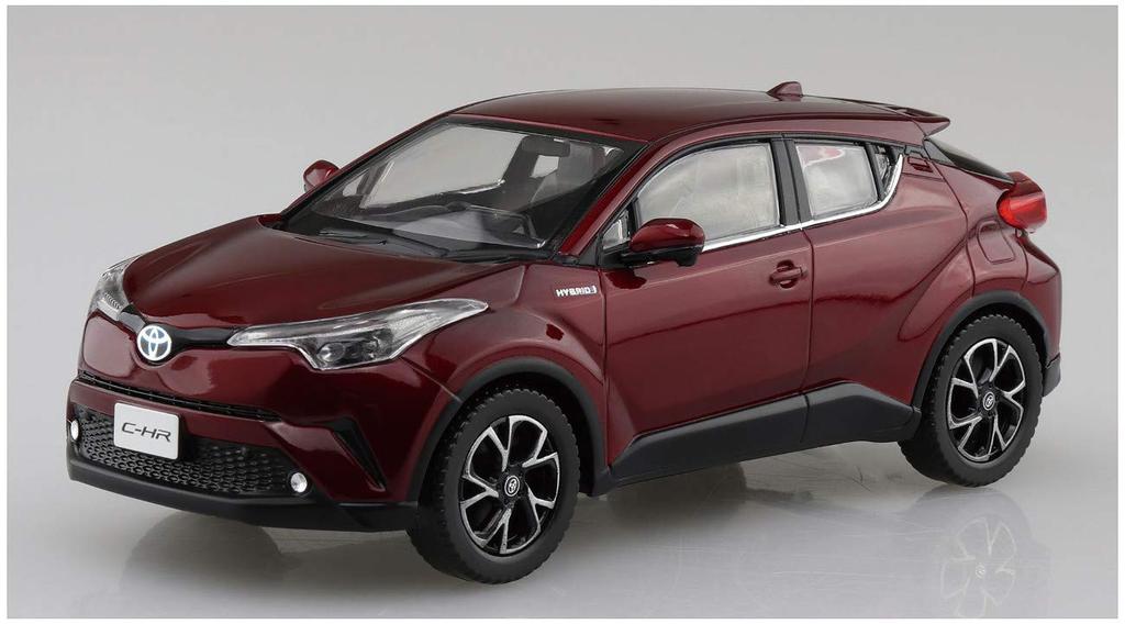 Aoshima Bunka Kyozai The Snap Kit Series Toyota Sensual Red Mica Plastic Model 1/32 C-HR Pre-Colored 06-D