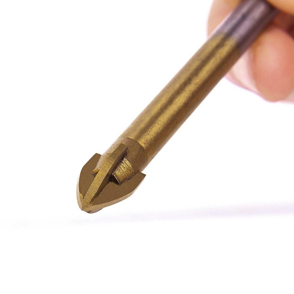 Tile Bit Drill Tip Titanium Tungsten Carbide Ceramic