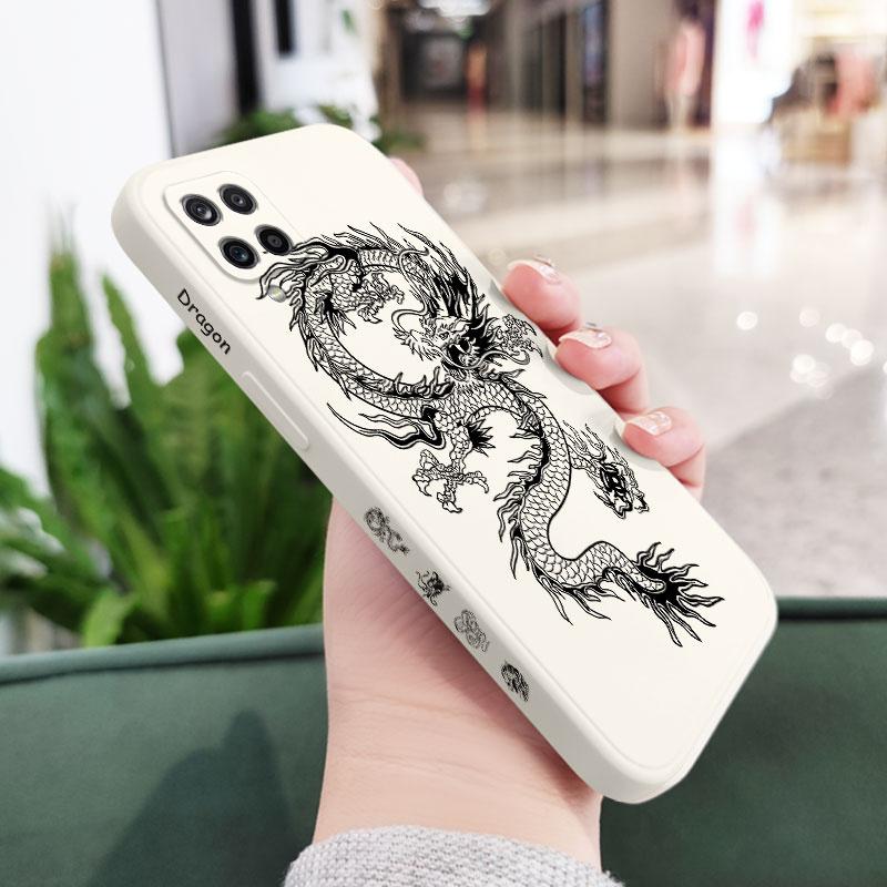 Dragon phone case for Samsung Galaxy S24 S23 S22 S21 S20 note 10 20 ultra plus fe A73 A72 A71 A55 A54 A53 A52 A51 back cover