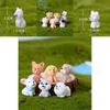 Adorable Mini Resin Dog Dolls 12 Style Ornaments Perfect For Charming Garden Decor