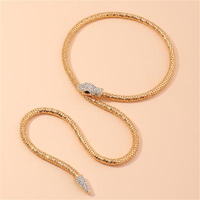 Bracelets et Joncs Bohèmes Zircon Mignon Serpent Chaîne Pulsera Fabrication Bracelet