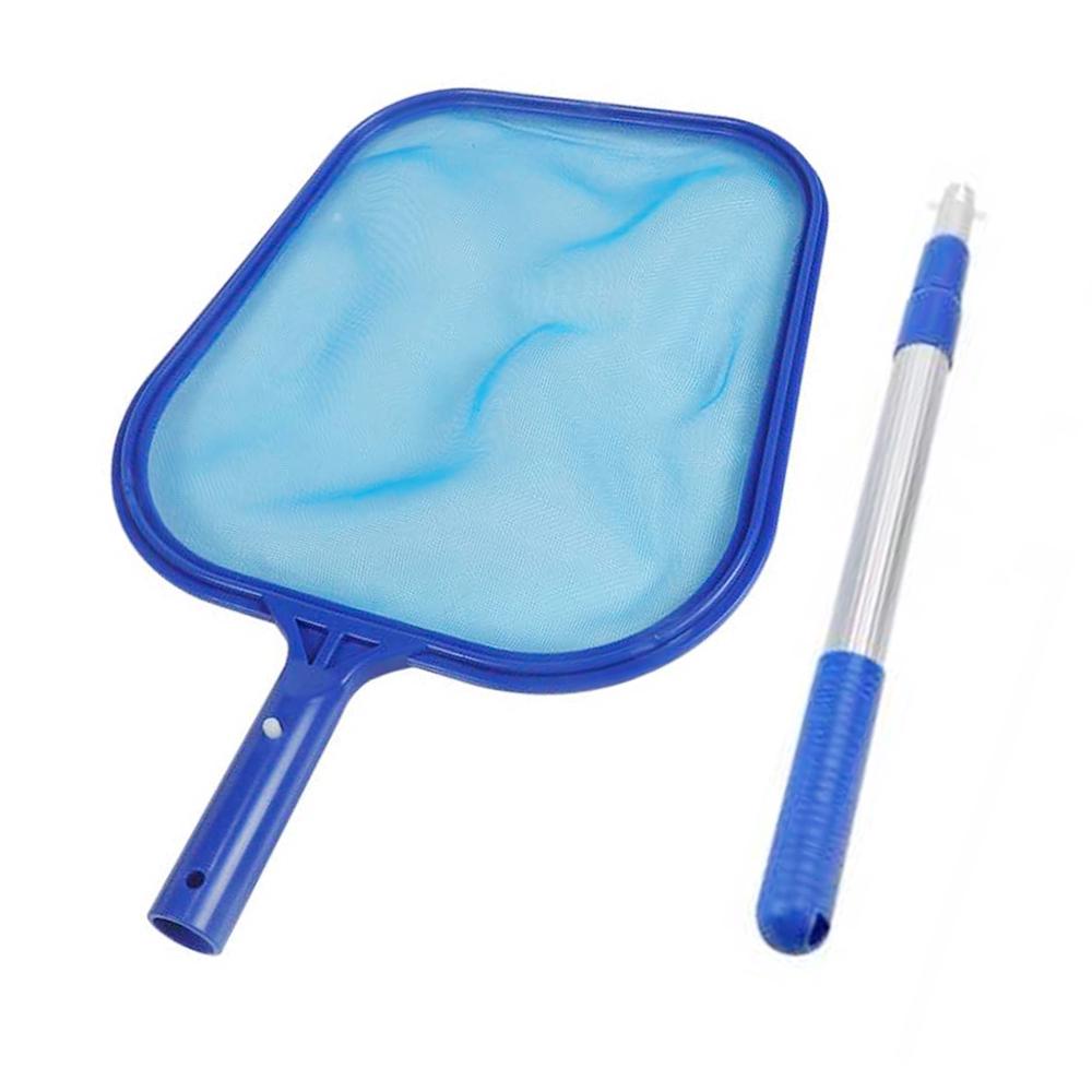 Pool Skimmer Net with Telescopic Pole Removal Lf Rake Swimming Pool   Fast Clning Tool with for Clning   Ground Inground Pool Hot Tub Spa Pond