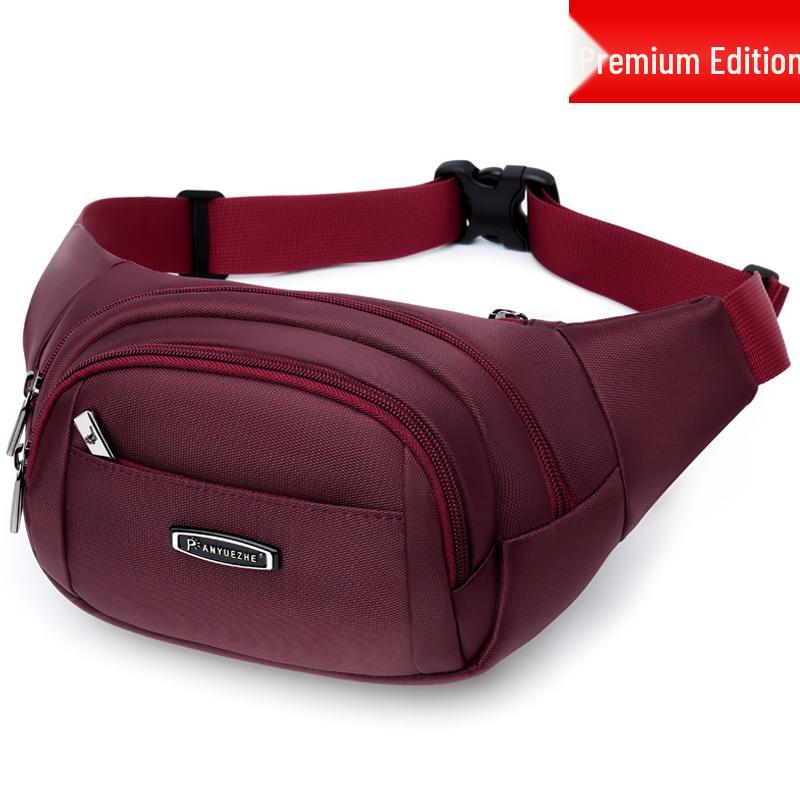 Waterproof Multifunctional Crossbody Fanny Pack - Large Capacity for Outdoor Sports, Running, and Business Use