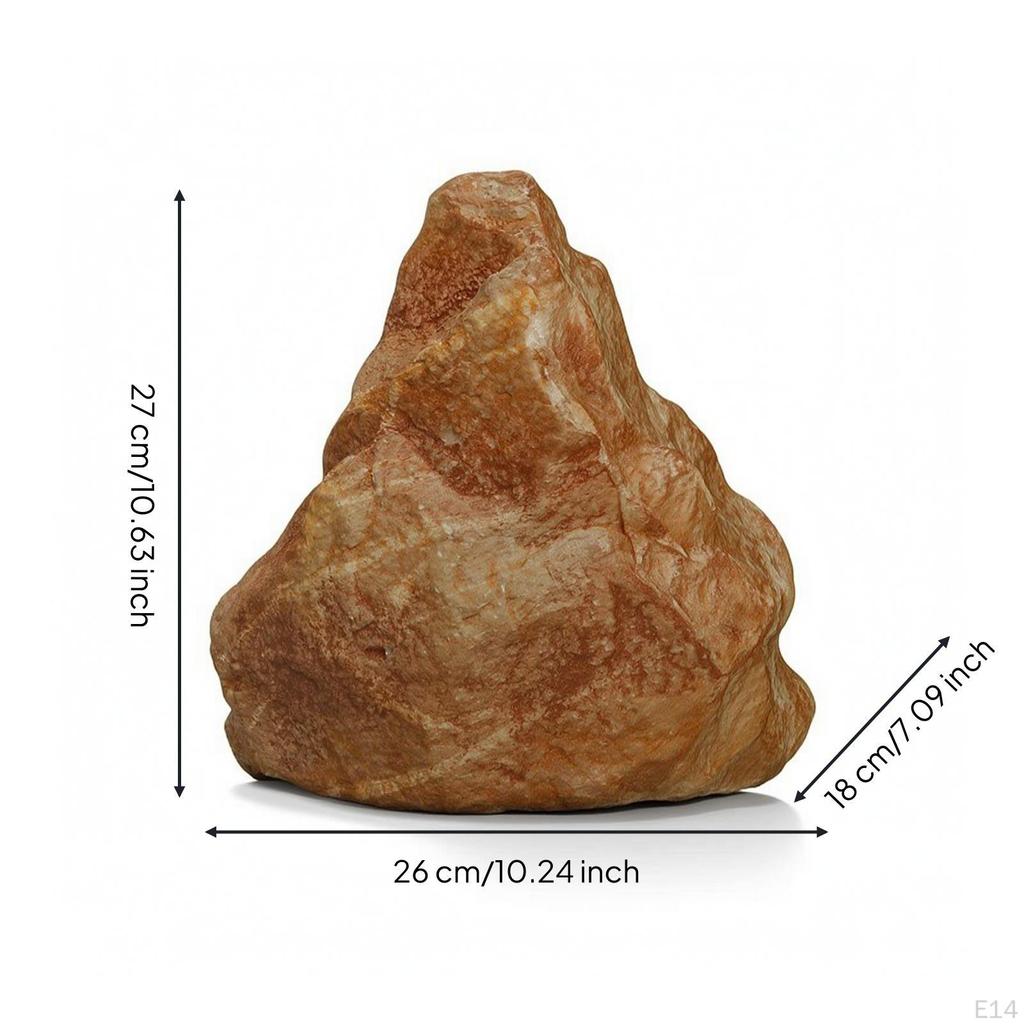 Landscape Boulder & Prop Realistic Foam Lightweight Decorative Stone Piece for Visual