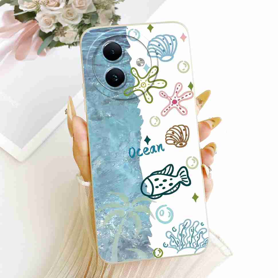 For itel S24 4G Case Loverly Cartoon Cat Soft Silicone Cover For ITEL S24 4G S667LN Shockproof Phone Cases Fundas