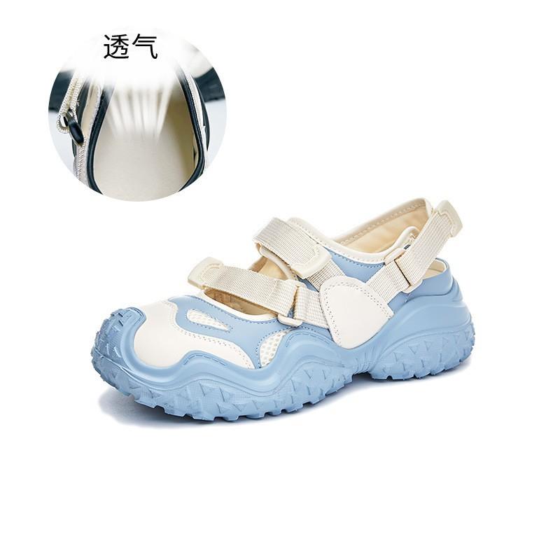 

Little white shoes women s 2025 summer new platform sports Velcro casual single shoes fashion women s shoes 40