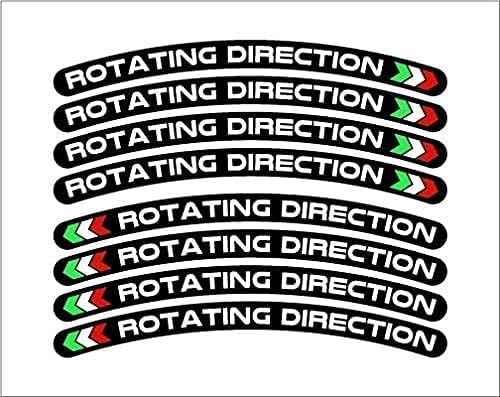 

[GP STYLE jp] Наклейки на вращающийся обод, черные [8 листов]…