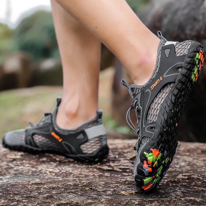 Hiking Trekking Sneakers Men Quick Dry Water Sports Shoes Aqua Shoes Non-slip Breathable Outdoor Casual Shoes