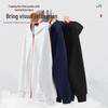 MINISO Men's American Heavyweight Hooded Zipper Sweatshirt