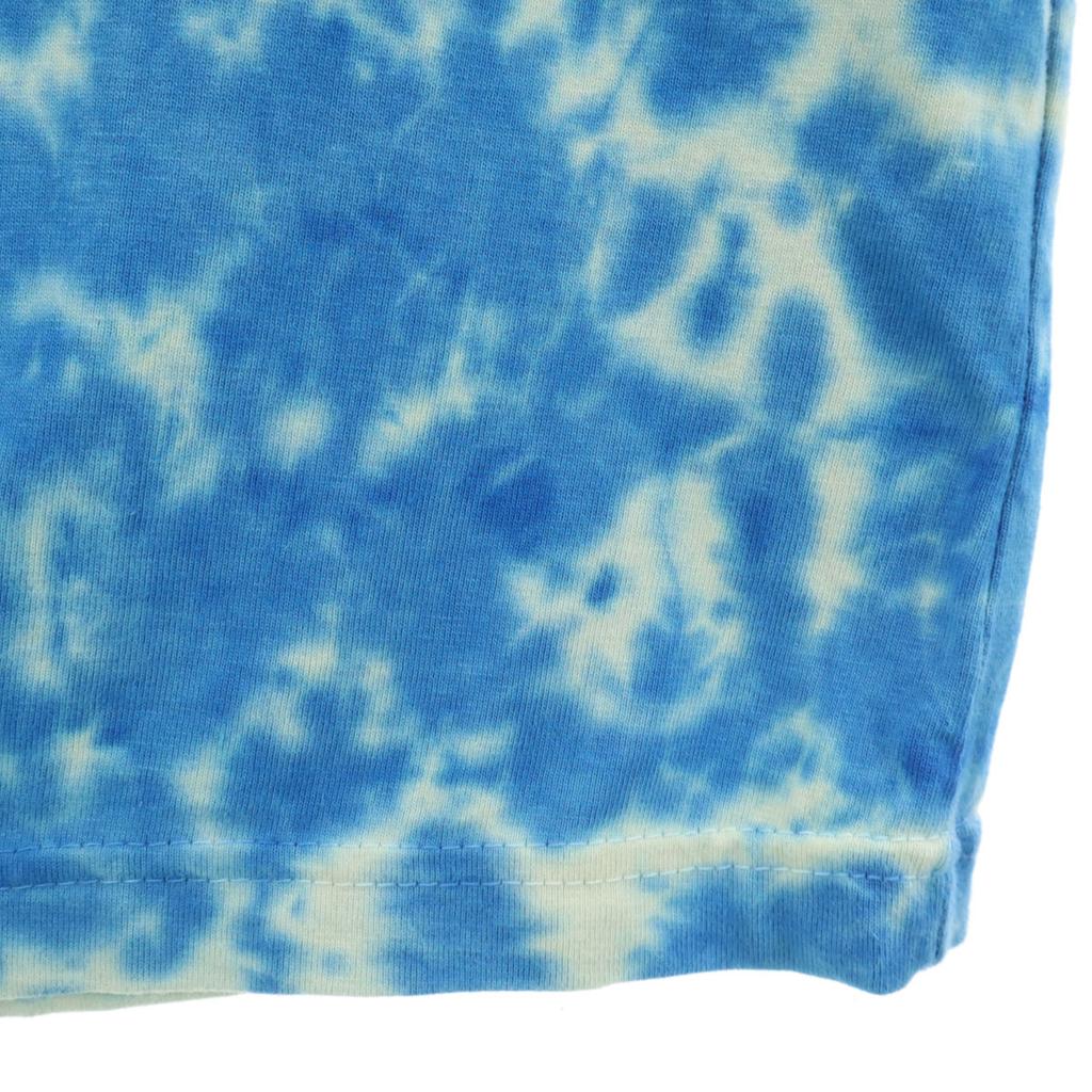 FAIHA Caustics Pattern Short Sleeve T-shirt M Blue Men's Used