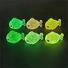 10Pcs Mini Luminous Fish Decorations Resin Crafts Moss Garden Fairy Dollhouse Ornaments Fish Tank Micro Landscape Desktop Decor