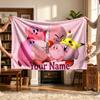 Kirby (1) Personalized Name Blanket Soft Cozy Gift for Sofa Bed Couch Home Decoration
