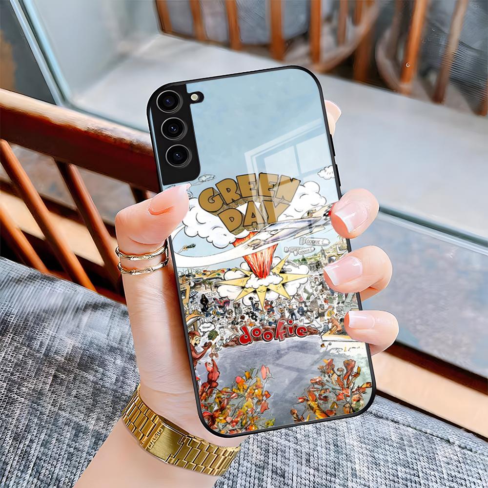 G-Green Day Phone Case For Samsung S26 S25 Plus S20 S20 Plus S22 Ultra S23 FE S21 Plus S21 Ultra Glass Cover