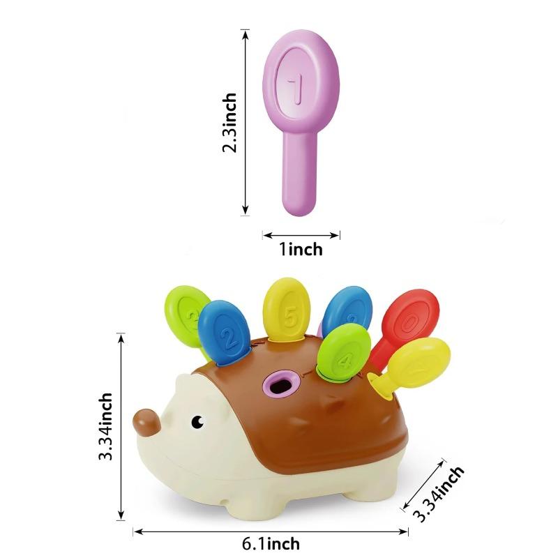 Montessori Hedgehog Biomimetic Toys Baby Hand-eye Coordination Fine Motor Training Develop Concentration Early Education Toys