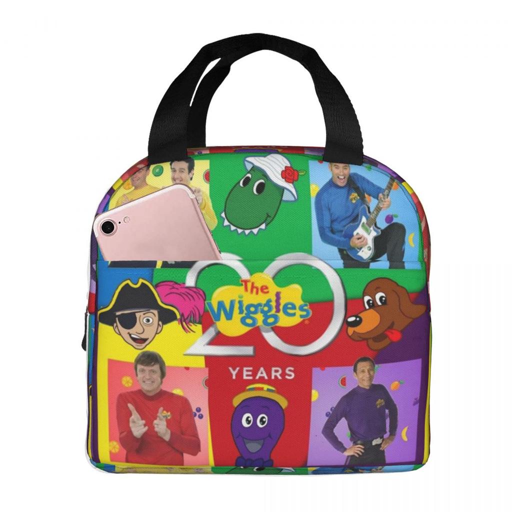 The Wiggles Tv Show Music Band Insulated Lunch Bag for Women Office Cooler Thermal Food Box Tote Portable Lunch Boxes Container