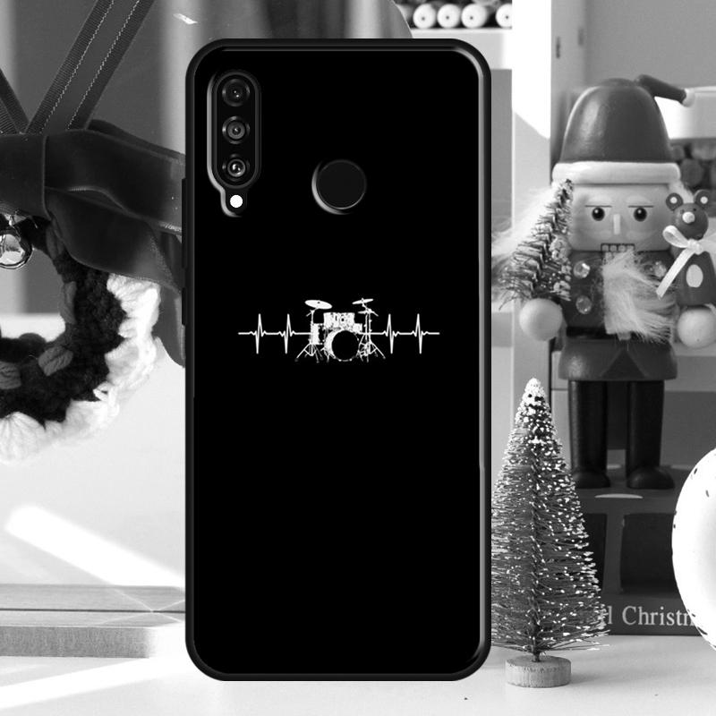 Musical Instrument Drum For Huawei Nova 9 10 SE 11 Pro Y60 Y70 Y90 Y61 Y91 Y72 Y73 12i 11i 8i P20 P30 P40 Lite Case