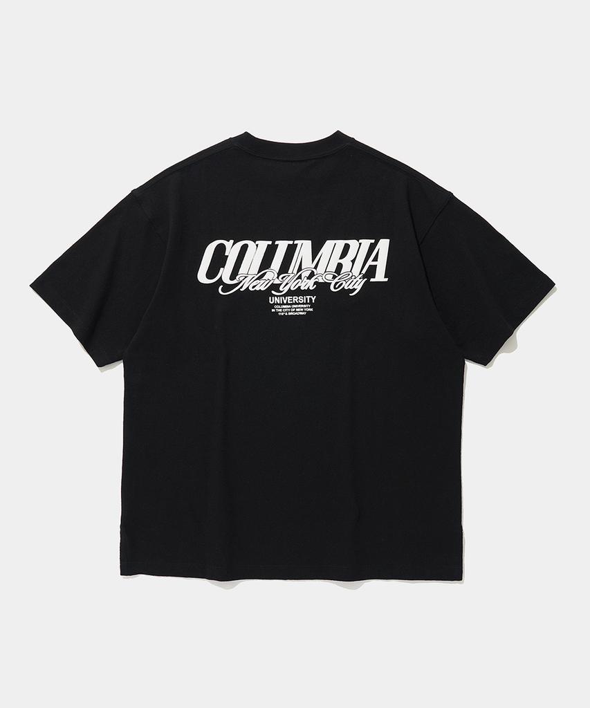 Columbia University Urban Puff Over Fit S/S T-Shirts_Black