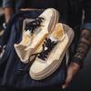 Maden Men'S Vintage Breathable Linen Straw Woven Fisherman Shoes Lightweight Retro Walking Shoes For Men Summer Casual Non-Slip