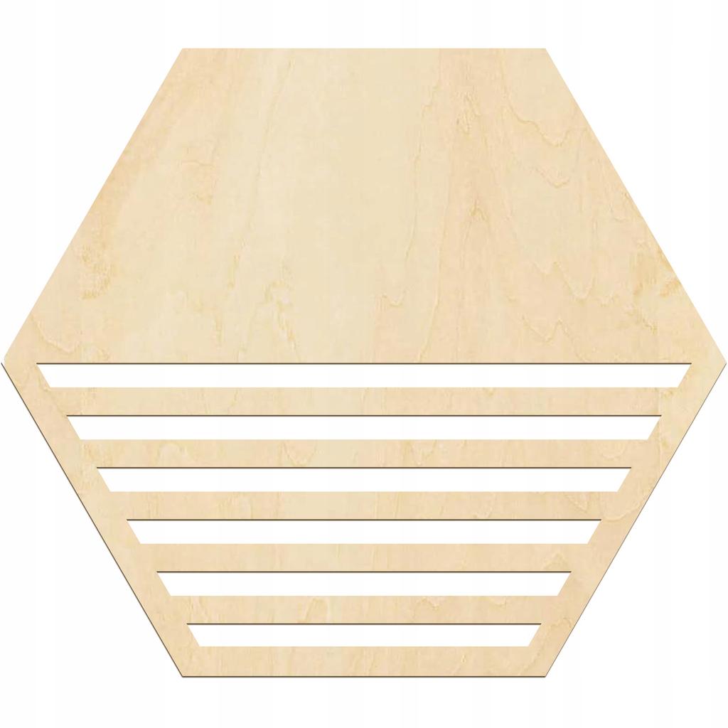Hexagon Wall Panel 1 PCS Wooden Hexagon Wall Panel Made of Plywood