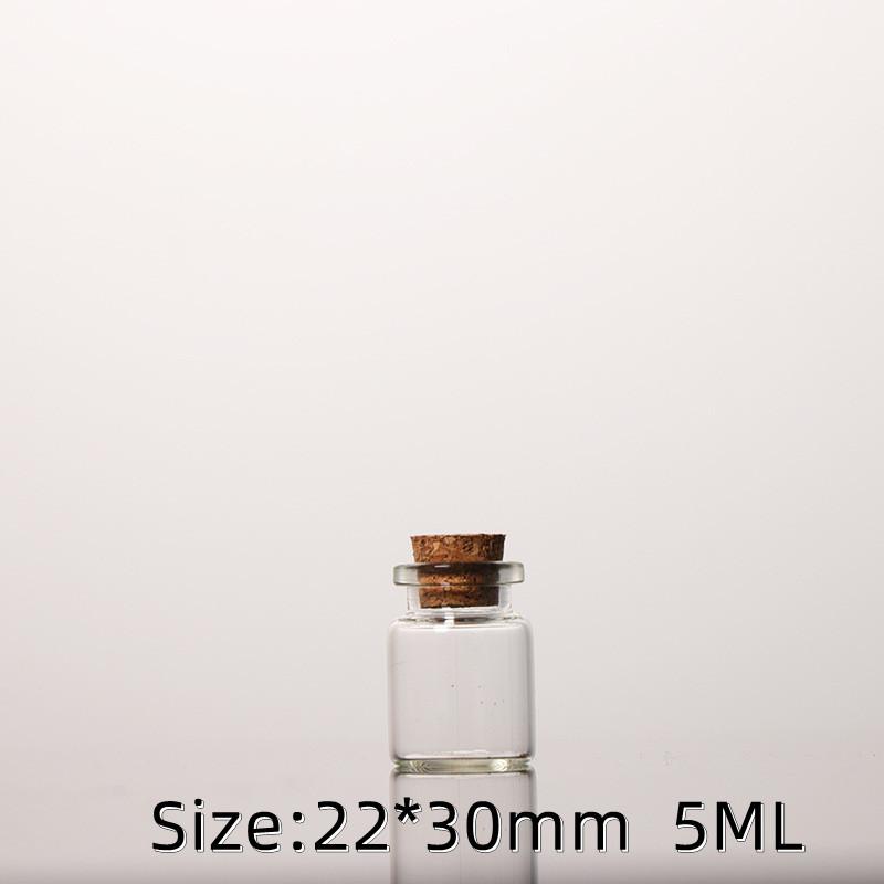 

Міні-маленькі прозорі скляні пляшки з корковою пробкою Маленькі флакони Банки Контейнери Повідомлення Весілля Побажання Ювелірні вироби Сувеніри Пляшка Подарунок