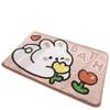 Adorable Imitation Cashmere Absorbent Bathroom Mat Carpet for Bedroom & Toilet