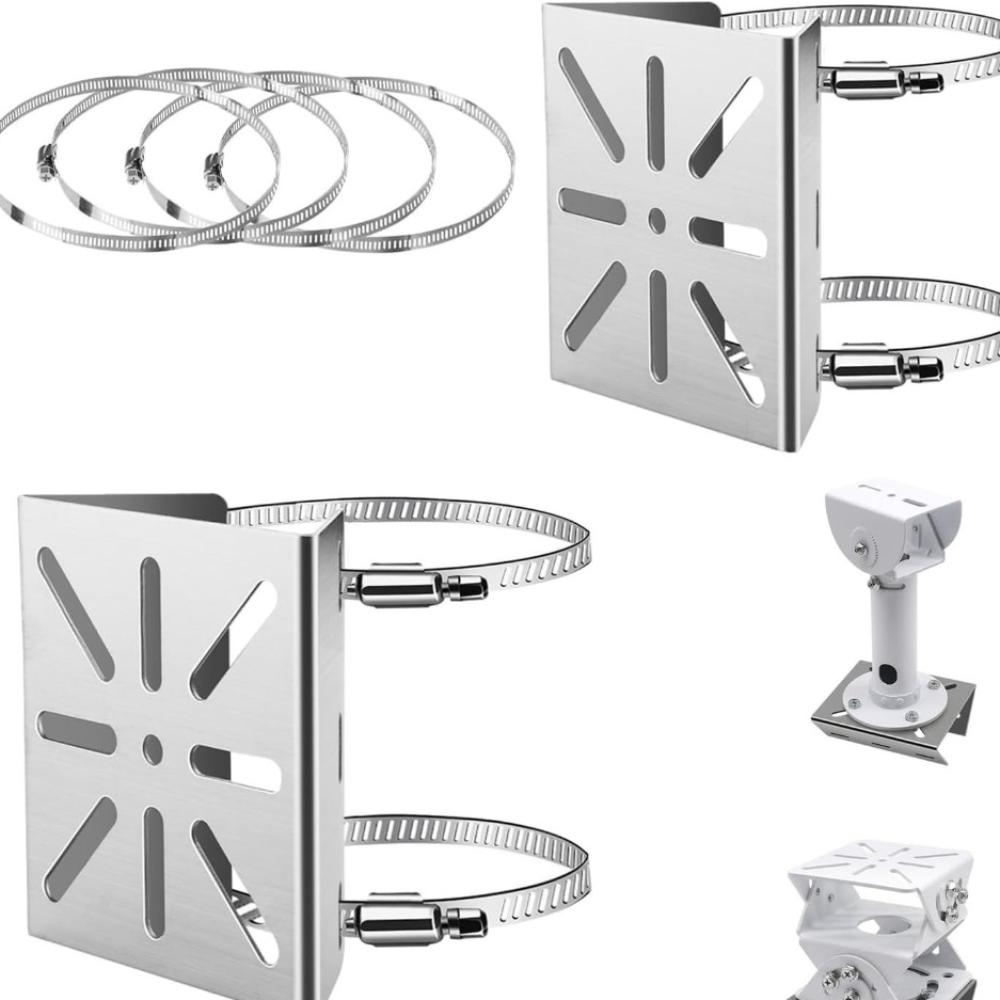 Stainless Steel Camera Mount Brackets Flexible Positioning Camera Mounting Set  Outdoor Use