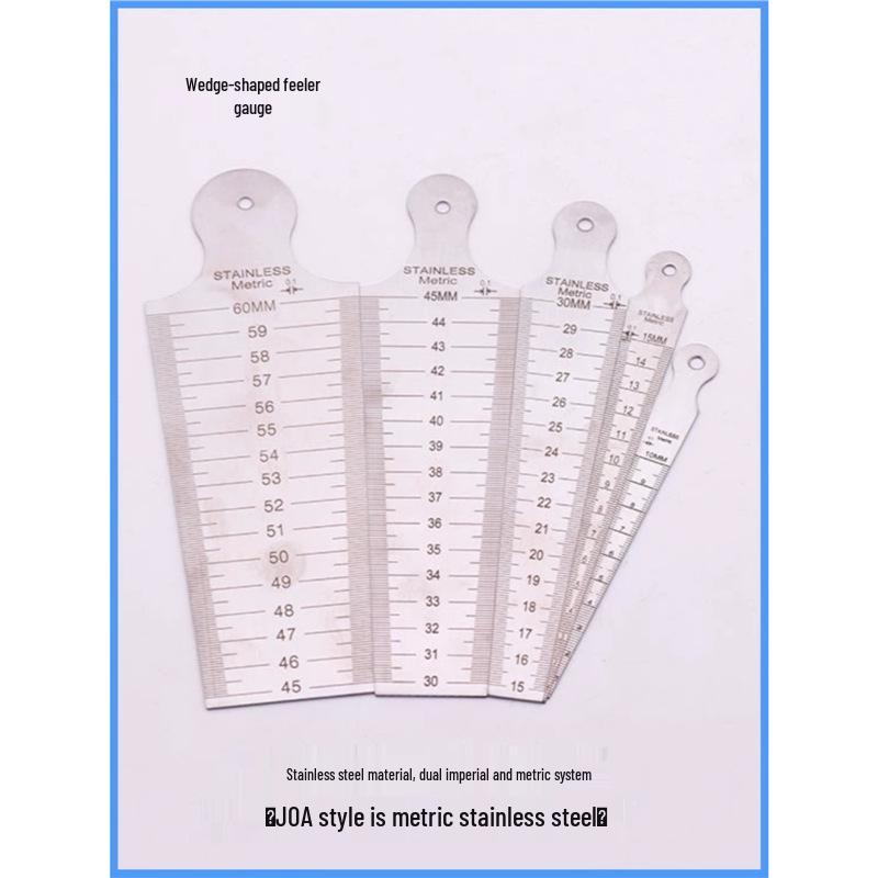 Stainless Steel Metric & Imperial Feeler Gauge Set (1-60mm)